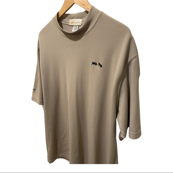 ILMIGLIORE BEIGE HIGH COLLAR EMBROIDERED LOGO SS MEN'S DRESS SHIRT SIZE XL - Picture 10 of 16